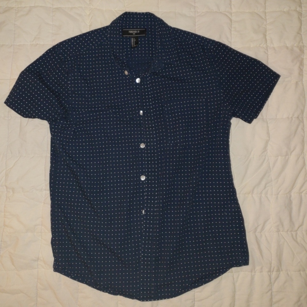 Mens blue forever 21 shirt. US, Small